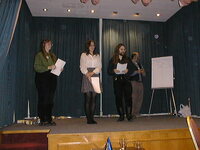 Sue, Kari and Phil do Latin movies